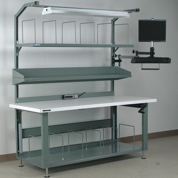 Packing Work Bench, 72" W, 28" to 40" Height, 1000 lb.