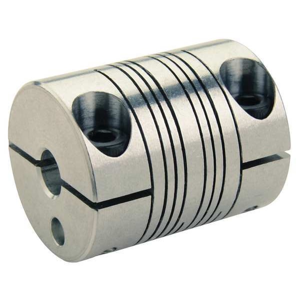 Coupling, 4 Beam Clamp, Bore 1/2 x 1/2 In