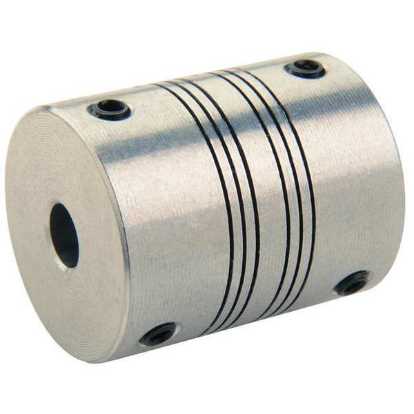 Coupling, 4 Beam Set Screw, Bore 10 x 6 mm
