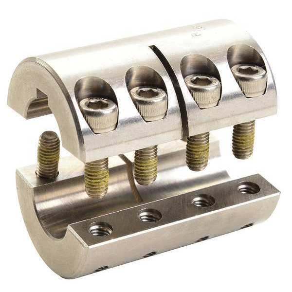Coupling, Two Piece, Bore Dia 1 1/2 In