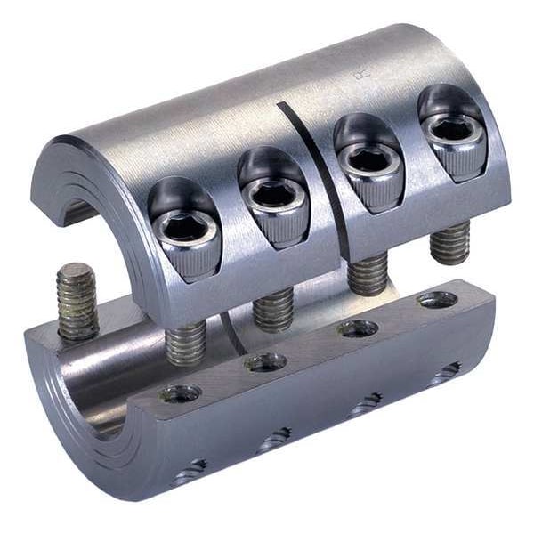 Coupling, Two Piece, Bore Dia 1 1/2 In