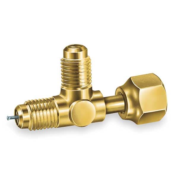 1/4" Access Valve Tee w/ Flare Nut, PK3