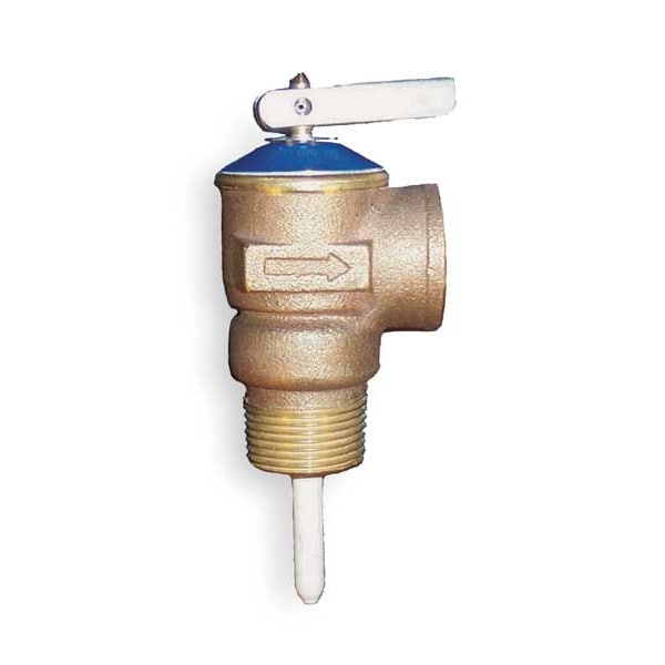 T and P Relief Valve, 1/2 In. Inlet