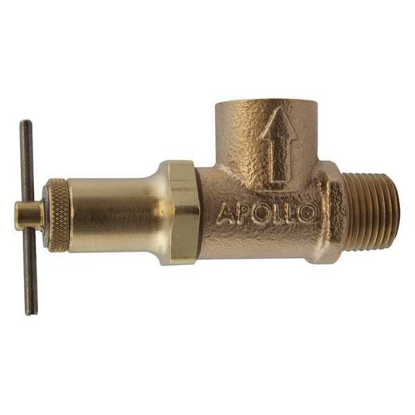 Adjustable Relief Valve, 1/2 In, 250 psi, Overall Height: 4-1/8"