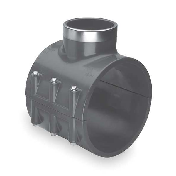 Saddle Clamp, Pipe 3 In, Outlet 1/2 In