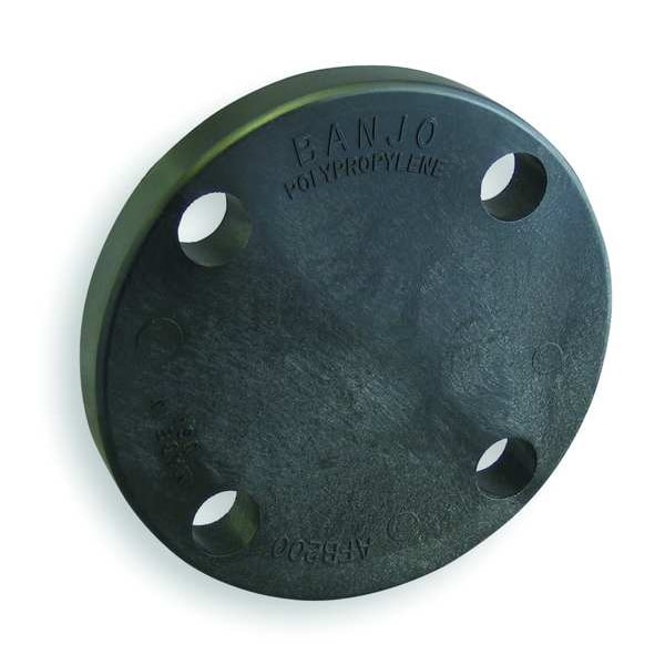 Blind Flange, Polypropylene, 2", Class 150, 150 psi Max Pressure