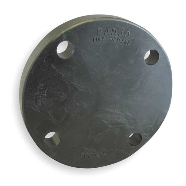 Blind Flange, Polypropylene, 3", Class 150, 150 psi Max Pressure