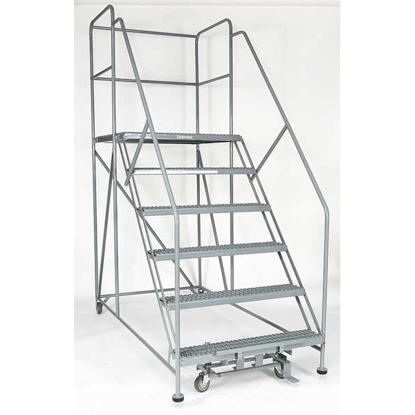 Work Platform, Rolling, Steel, 60 In H