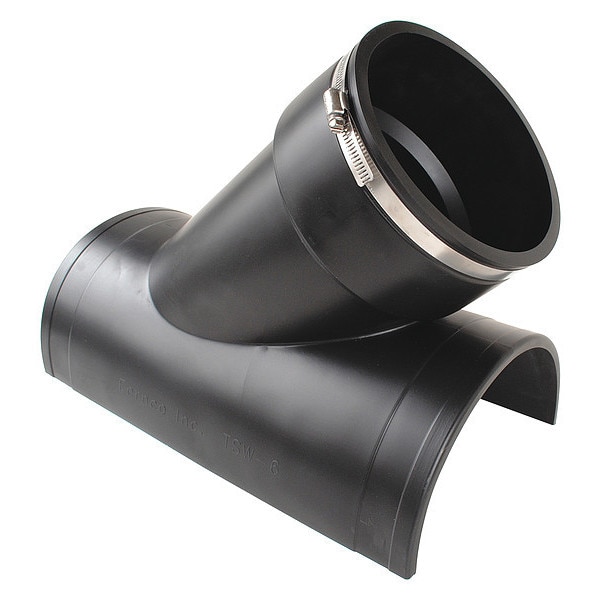 Flexible Tap Saddle Wye, For Pipe Size 6"