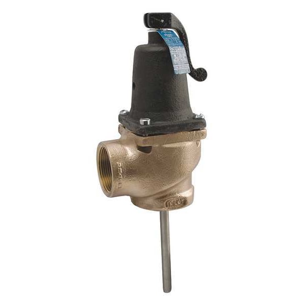 T and P Relief Valve, FNPT, 1-1/2 In Inlet
