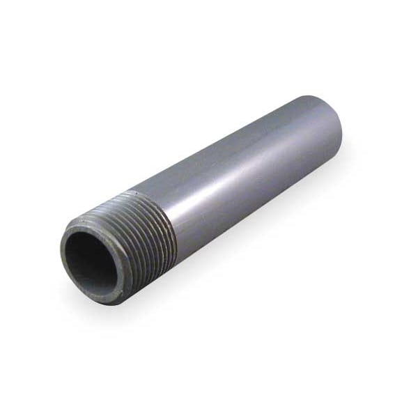1-1/4" MNPT x 12" TOE PVC Pipe Nipple Sch 80