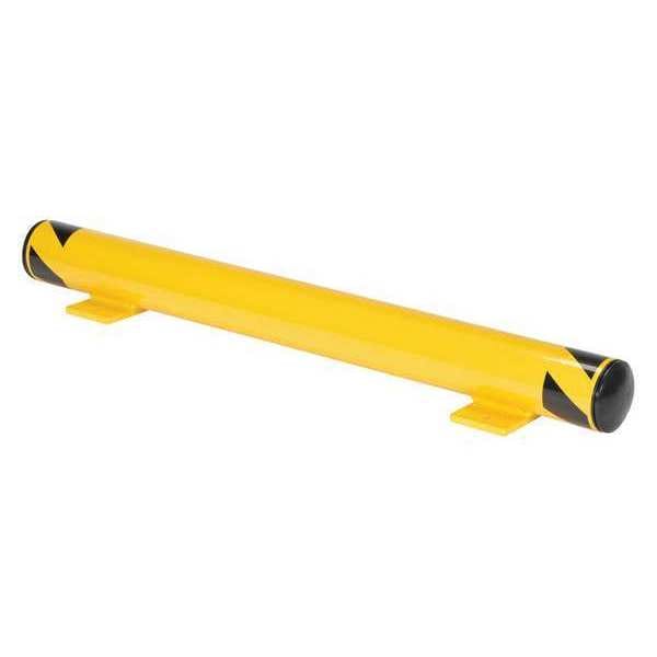 Floor Stop Bollard, 4-1/2", Yellow