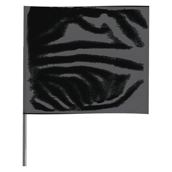 Marking Flag, Vinyl, 36" Wire Staff, Blank, 36" L., 100 PK