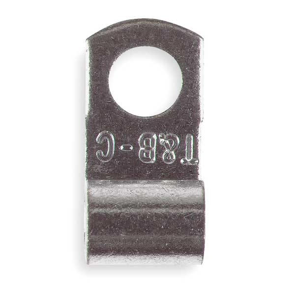 Ring Terminal, #8 Stud Size, 10 AWG, 600 V, Bare Insulated, Bare, Crimp Termination Only, 50 PK