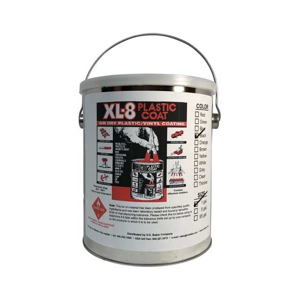 PVC Maintenance Coating, Black, 1 gal