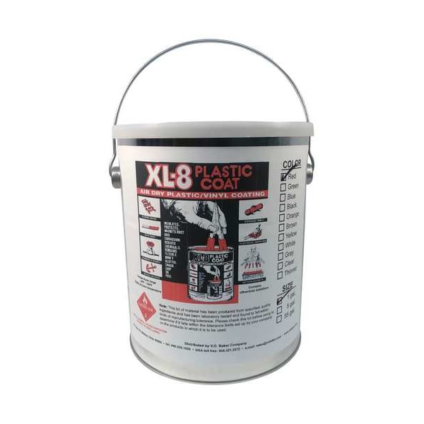 PVC Maintenance Coating, Red, 1 gal