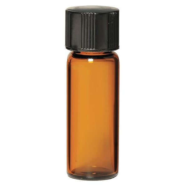 Vial Screw Cap Glass 2ml Amber, PK100
