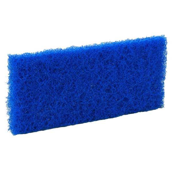 10 in L Sponge Mop Head, Pad End, Blue, PK10