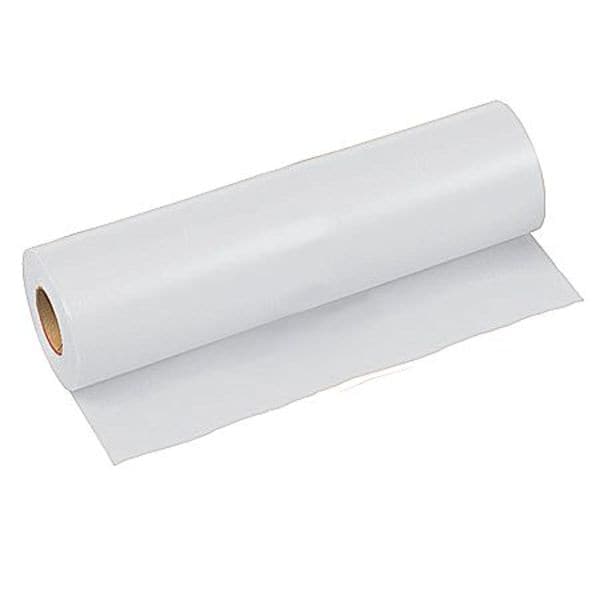 Flagging Tape, White, 12 in Wide x 300 ft Length, Vinyl, 2.5 mil