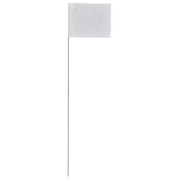 Marking Flag, PVC, Solid, 4" L., 100 PK