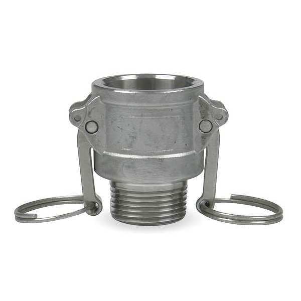 1-1/2" Female Coupler x MNPT 316 SS Coupler