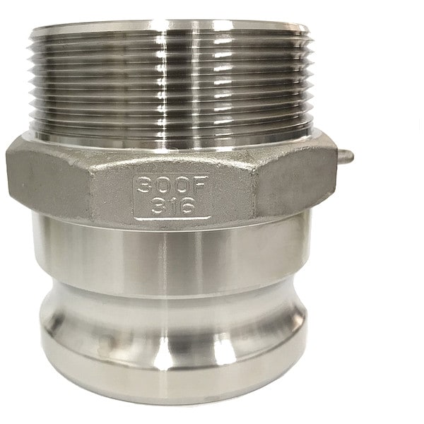 3" Male Adapter x MNPT 316 SS Adapter