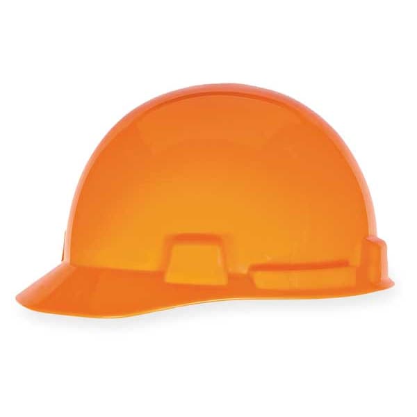 Hard Hat, SmoothDome, Polyethylene, 4 Point Ratchet, Type 1, Class E, Orange