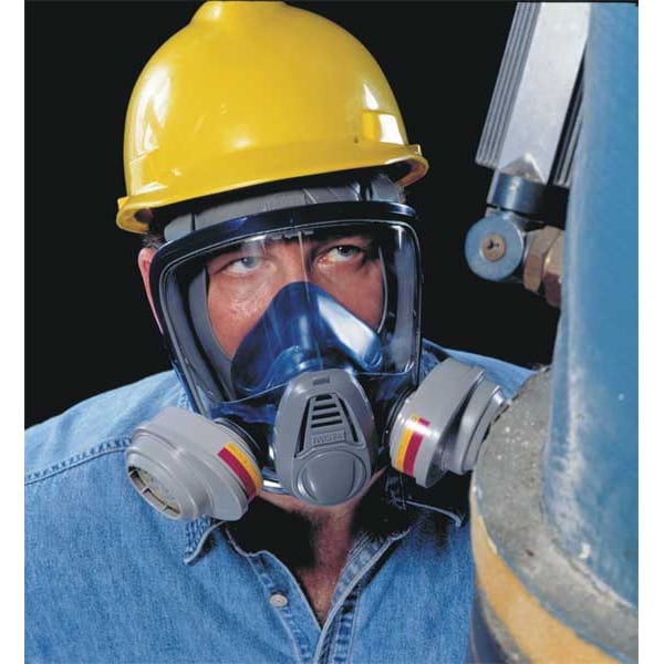 Full Face Respirator, Advantage 3200, Not Rated, Bayonet, Size, L 0 Cartridges Included