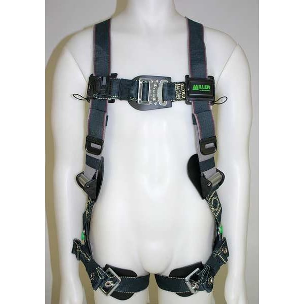 Revolution(R) Arc-Flash Rated Full Body Harness, L/XL, 400 lb., Quick-Connect Chest/