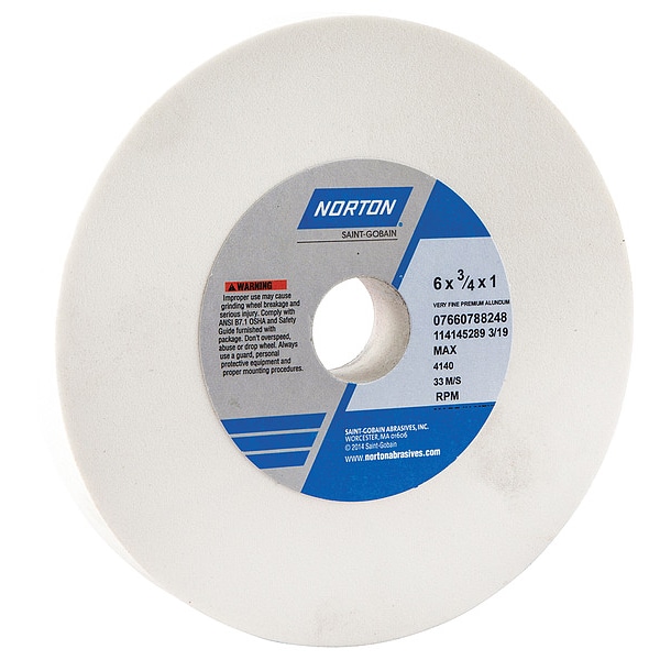 Grinding Wheel, T1, 6x3/4x1, AO, 150G, White