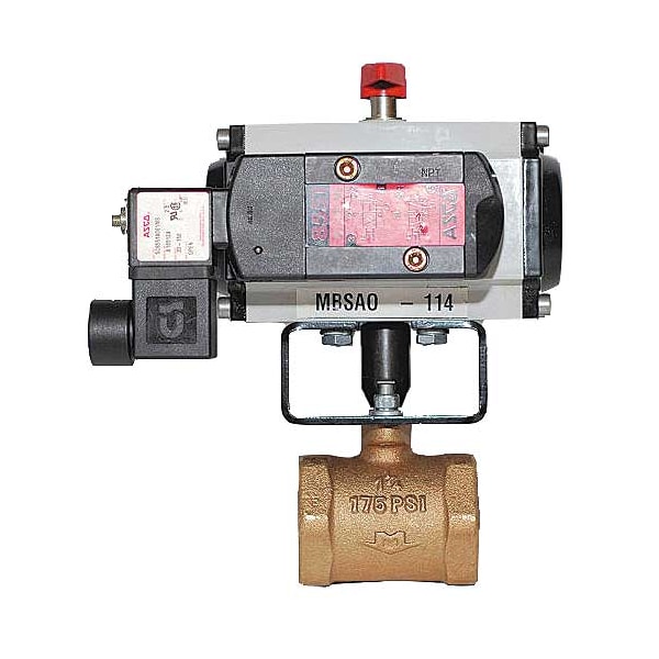 Butterfly Valve, 1 1/2 In, 120 VAC/Nema 4