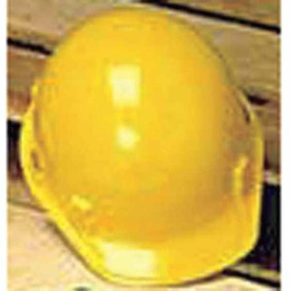 Hard Hat, Topgard, Polycarbonate, 4 Point Ratchet, Type 1, Class E, Yellow