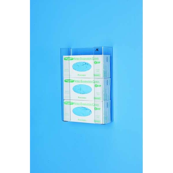 Glove Dispenser, PETG, Holds (3) Boxes , Clear , 16.25 X 10.75 X 4"