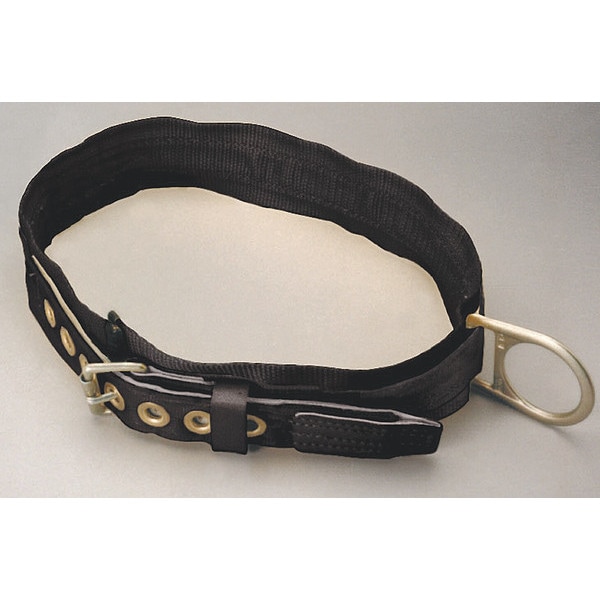 Body Belt, 1 D-Rings, Back Location, Stainless Steel, Includes Padding: Yes , 2XL