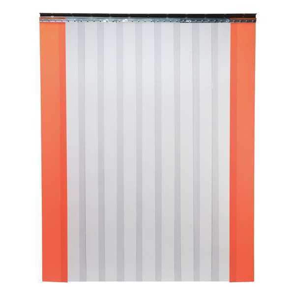 Industrial Strip Door, Smooth, 12ftHx12ftW