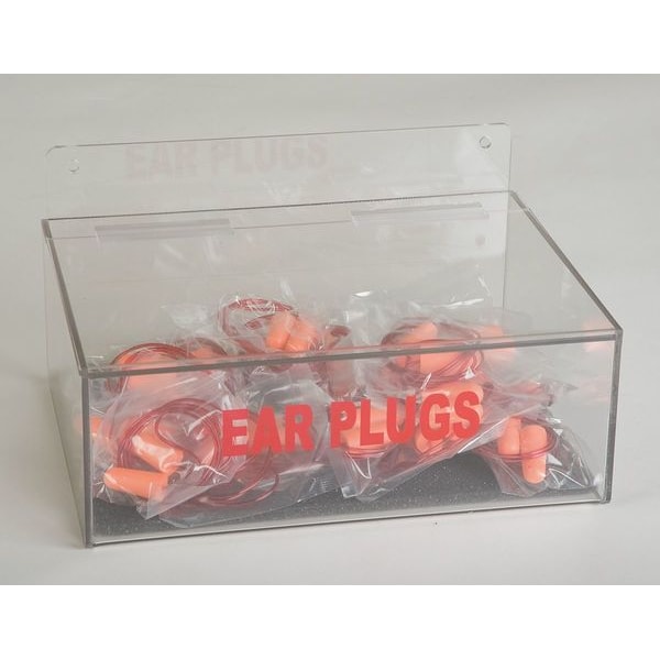 Reusable Ear Plugs with Dispenser, Wall Mount, Capacity: 100 Pairs