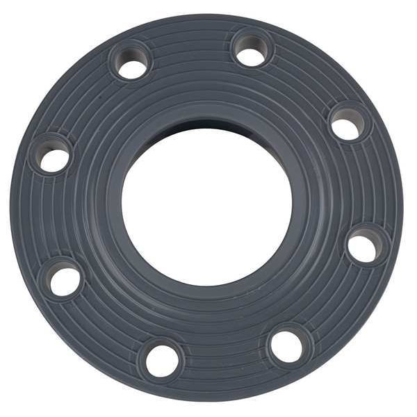 PVC Flange, Socket, 4 in Pipe Size