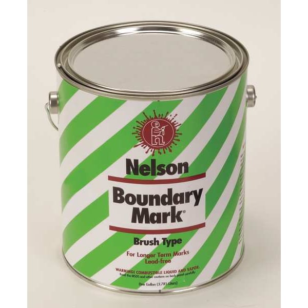 Boundary Marking Paint, 1 gal., Red, Water -Based