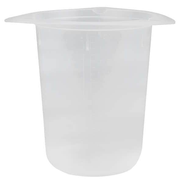 Tri-Pour Beaker, Polypropylene, Low Form, 400 mL / 13.52 fl oz Capacity, Not Rated 100 PK