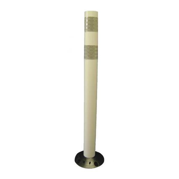 Delineator Post, Polyurethane, High-Intensity Prismatic, 28" Height, 3.5 lb, White