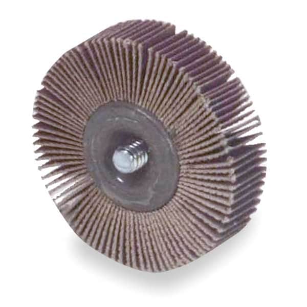 Flap Wheel, AO, 2-1/2x1x1/4-20 Shank, 80G