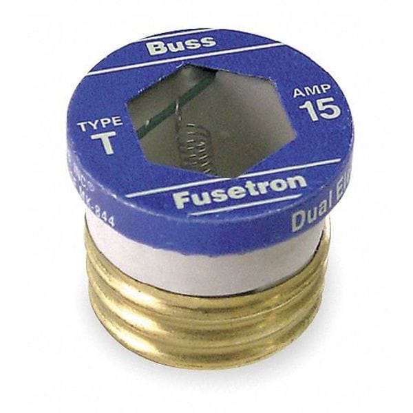 Plug Fuse, 1.80A, 10kA at 125V AC, 4 PK