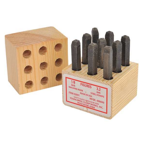 Hand Stamp Kit, Number Set