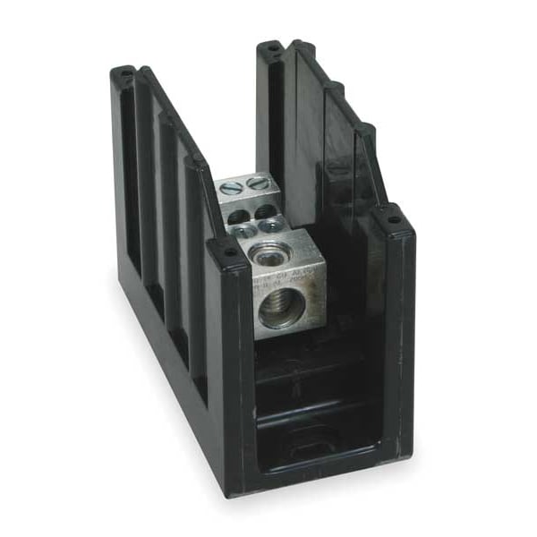 Power Distribution Block, Open, 1 Pole, 175 A Copper, 600 V AC/DC