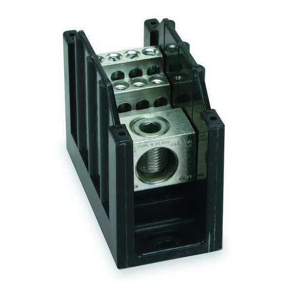 Power Distribution Block, Open, 1 Pole, 310 A Copper, 600 V AC/DC