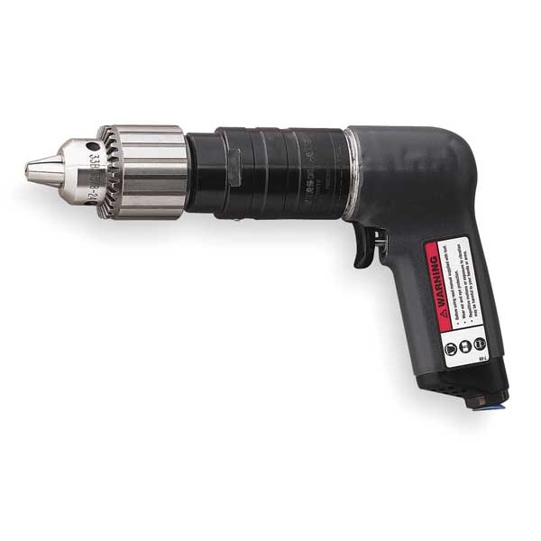 Air Drill, Industrial, Pistol, 1/2 In.