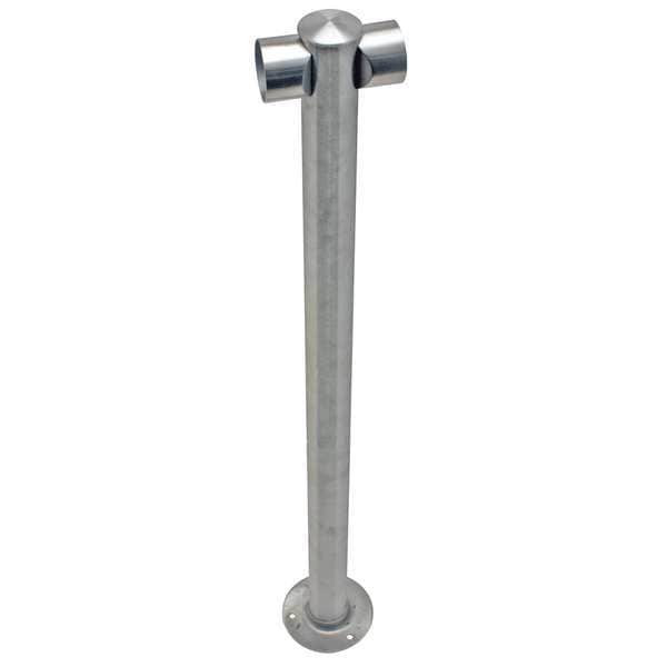 Adapta-Rail, Center Post, Polished Chrome