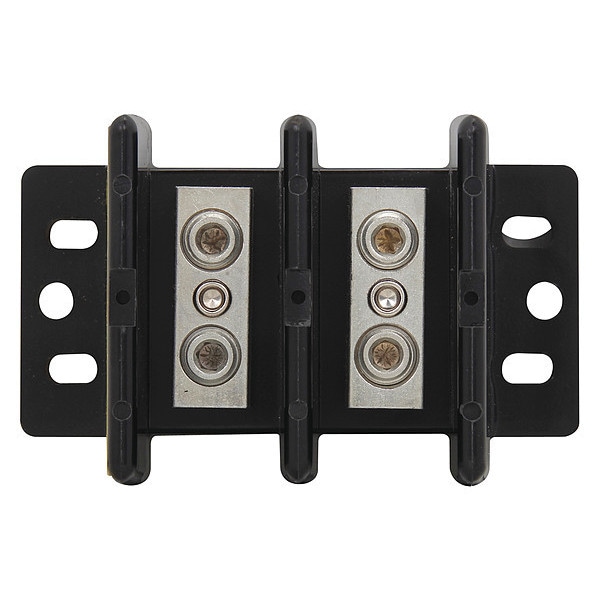 Power Distribution Block, Open, 2 Pole, 175 A Copper, 600 V AC/DC
