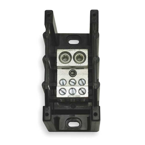 Power Distribution Block, Open, 1 Pole, 350 A Copper, 600 V AC/DC