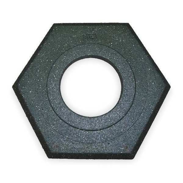 Trim Line Base, For Looper Top Channelizer Cones, 16 lb Weight, Recycled Rubber, 18 in Width, Black